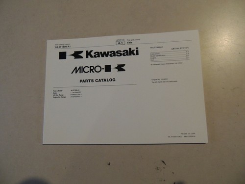 2004 parts catalog list - parts,