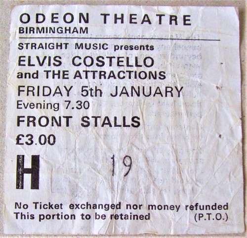 Elvis costello rare concert - elvis,