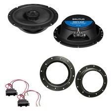 HIFONICS BRUTUS BRX62 Koax Lautsprecher Einbauset vorne für Alhambra Sharan 2 7N
