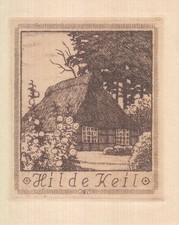 Exlibris Bookplate Radierung