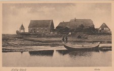 AK Hallig Oland Kirche um 1920