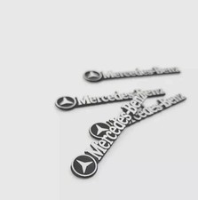 4 stück für benz lautsprecher Armatur logo Aufkleber sticker amg Metall Mercedes