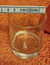 Altes Freimaurer Kristall Glas