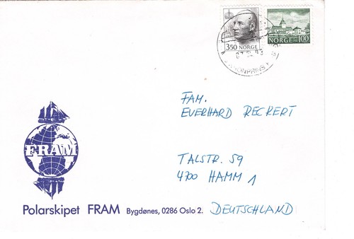 Schiffspost polarschiff fram - schiffspost,