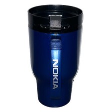 Vintage Nokia Becher Traveler USA Tasse Mug Werbeartikel Retro Kunststoff Trink