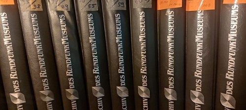 Archiv des rundfunk museums - archiv,