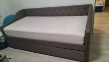 Gästebett bettsofa bettcouch 90x200 mit Lattenrost und Matratze