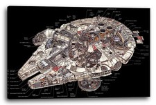 Wandbild Star Wars Millennium