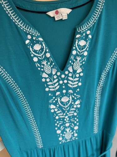 Kleid boden 38 türkis - gr., m