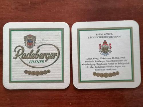 Bierdeckel radeberger - 1,