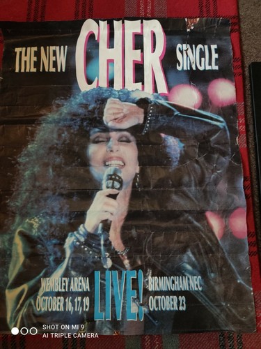 Cher vintage concert poster - concert,