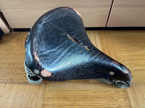 Original lepper leder sattel - original,