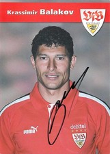 Autogramm Krassimir Balakov -