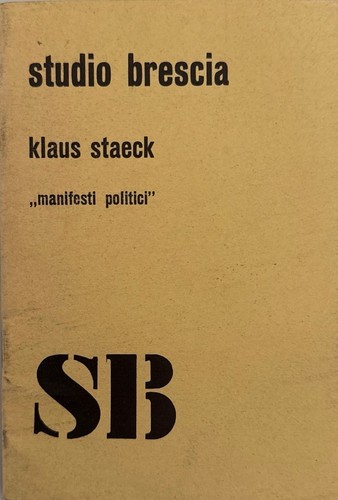 Klaus staeck manifesti - klaus, "manifesti