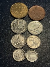 8 Tschechische Münzen/Kronen