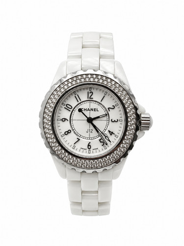 Chanel j12 weiße keramik - chanel,