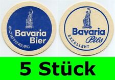 5 Stück Bierdeckel Bavaria