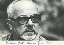 Autogramm - Hans Korte