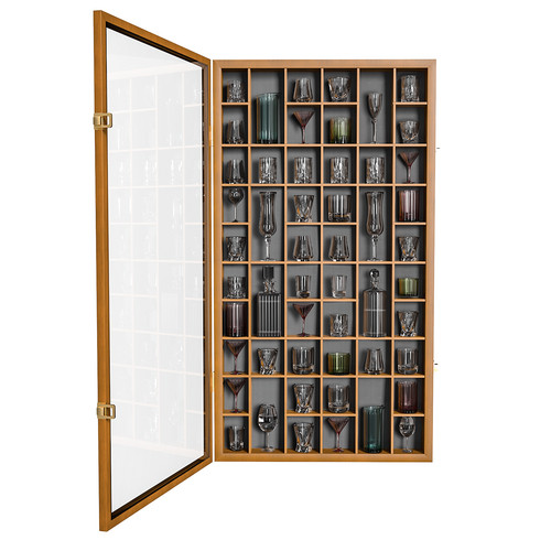 Weinbecher sammlervitrine - weinbecher,