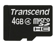 SD-Karten CARD 4GB Transcend