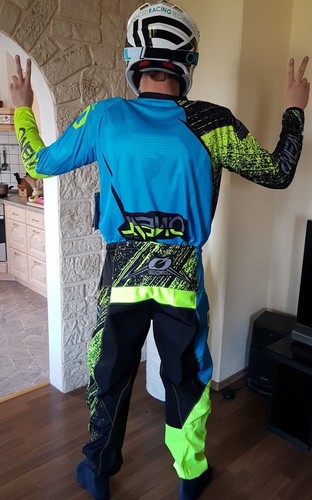 Motocross komplettanzug mit - motocross,