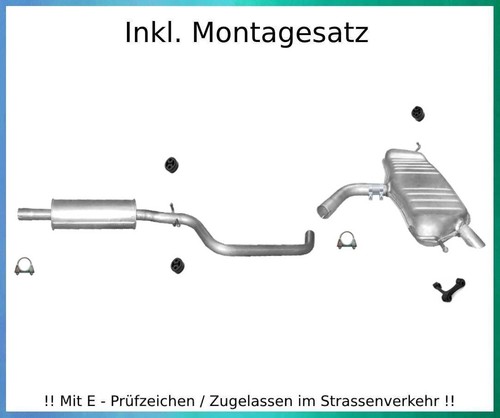 Auspuffanlage für golf v - für,