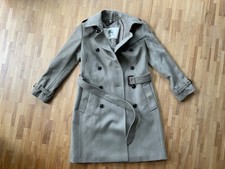 Burberry Damen-Mantel Gr. L beige/grau