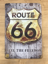 Blechschild "Feel the Freedom"