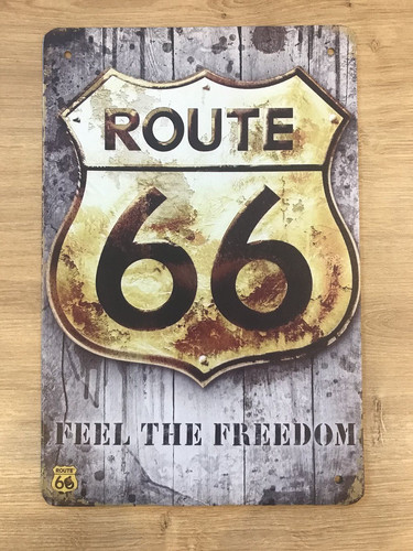 Blechschild feel the freedom - blechschild,