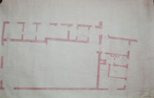 Kopie Grundriß Konsum Kaufhaus Lucka DDR M 1:50 Bauzeichnung Lageplan Kaufhalle