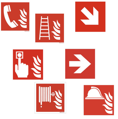 Brandschutzzeichen schild - brandschutzzeichen,