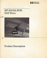 HP 35470A SCSI DAT Drive bzw Streamer Anleitung Product Description
