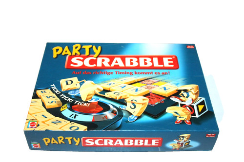 Party scrabble spiel mattel - party,