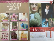 Häkeln weg & Geschenkideen Auszüge - Spielzeug, Vogelhaus, Blumen, Hausschuhe Patts.