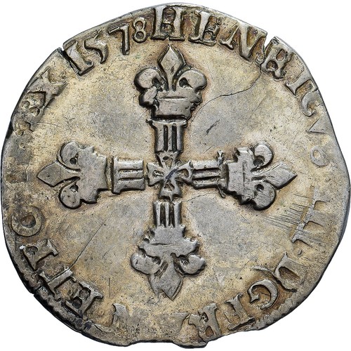 Frankreich henri iii 4 - iii,, 1/4