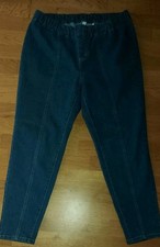 Damen Schlankmacher Schlupfjeans Gr 46 Neu von Sheego Ziernaht darkblue