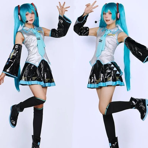 Anime hatsune miku - miku, set