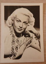Autogramm US- amerikanische Filmschauspielerin Lana Turner 1930er Jahre (123631)