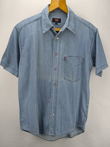 Levi kurzarm jeanshemd l - kurzarm-jeanshemd,