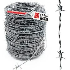 100m Stacheldraht Weidezaun