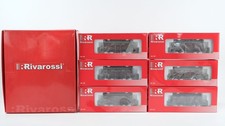 Rivarossi H0 HR6136 Display mit 6 gedeckten Güterwagen DR