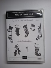 Stampin Up Stempelset Adventsgruss Nikolaus Stiefel Advent Weihnachten