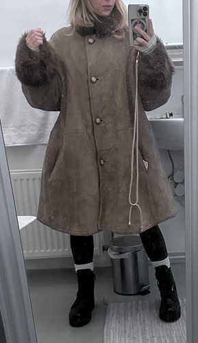 Echtes shearling schafsfell - echtes,