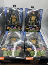 NECA TMNT Teenage Mutant Ninja Turtles Figur Set 1990 Movie Original New