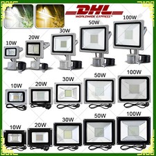 LED Fluter 30W 50W 100W 300W 500W 1000W Außen Baustrahler Scheinwerfer Flutlicht