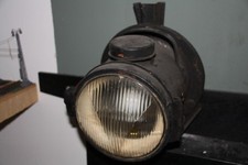 E 94 Frontlampe links, mit Rückumschaltung; Original, ca. 22 cm, sehr selten