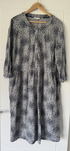 Boden midikleid grau blau - boden,