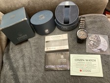 Citizen Promaster Skyhawk A-T ,Black WR200 Eco -Drive Radio Controlled Fullset