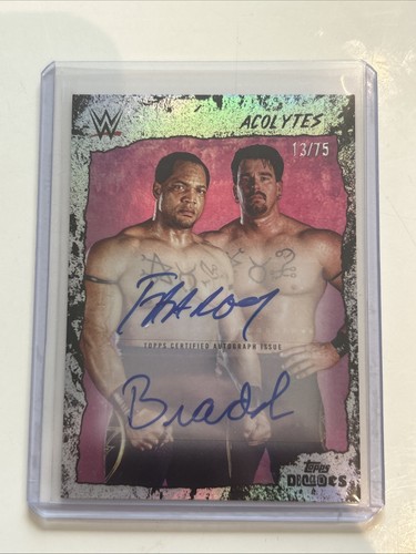 Topps wwe decades acolytes - wwe,
