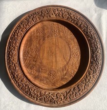 Vintage Holzteller Wandteller